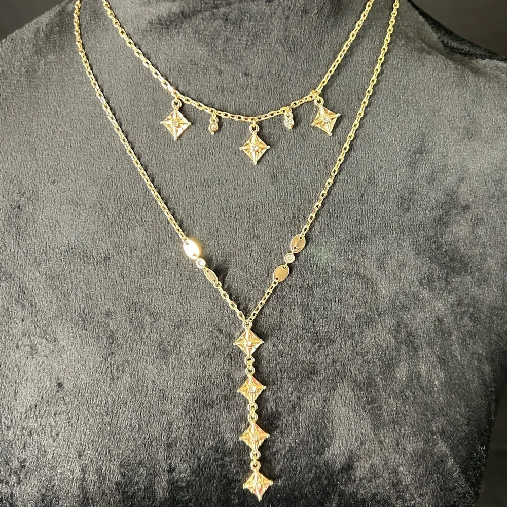 Ettika Double Necklace - Picture 2 of 4